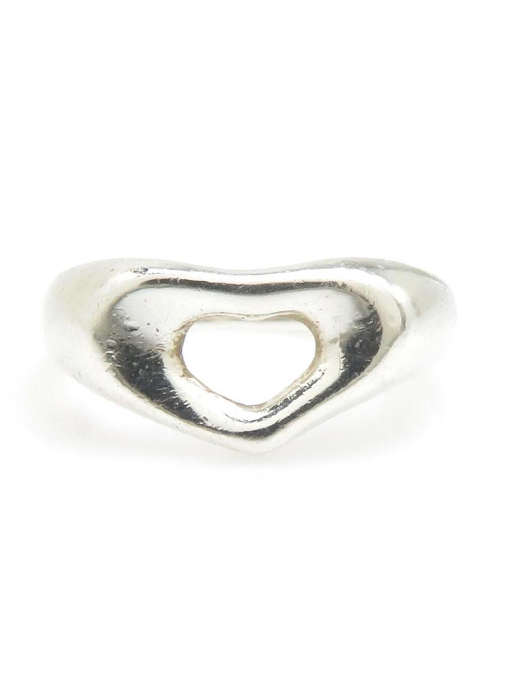 Auth Tiffany&Co. Open Heart Ring Silver #293895T98B